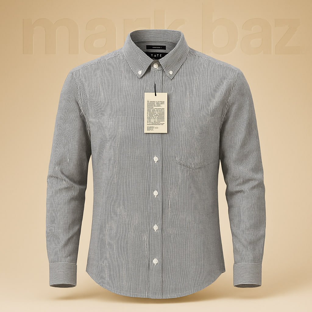 خرید پیراهن اورجینال مردانه نخی لینن Tate  از استوک مارک باز