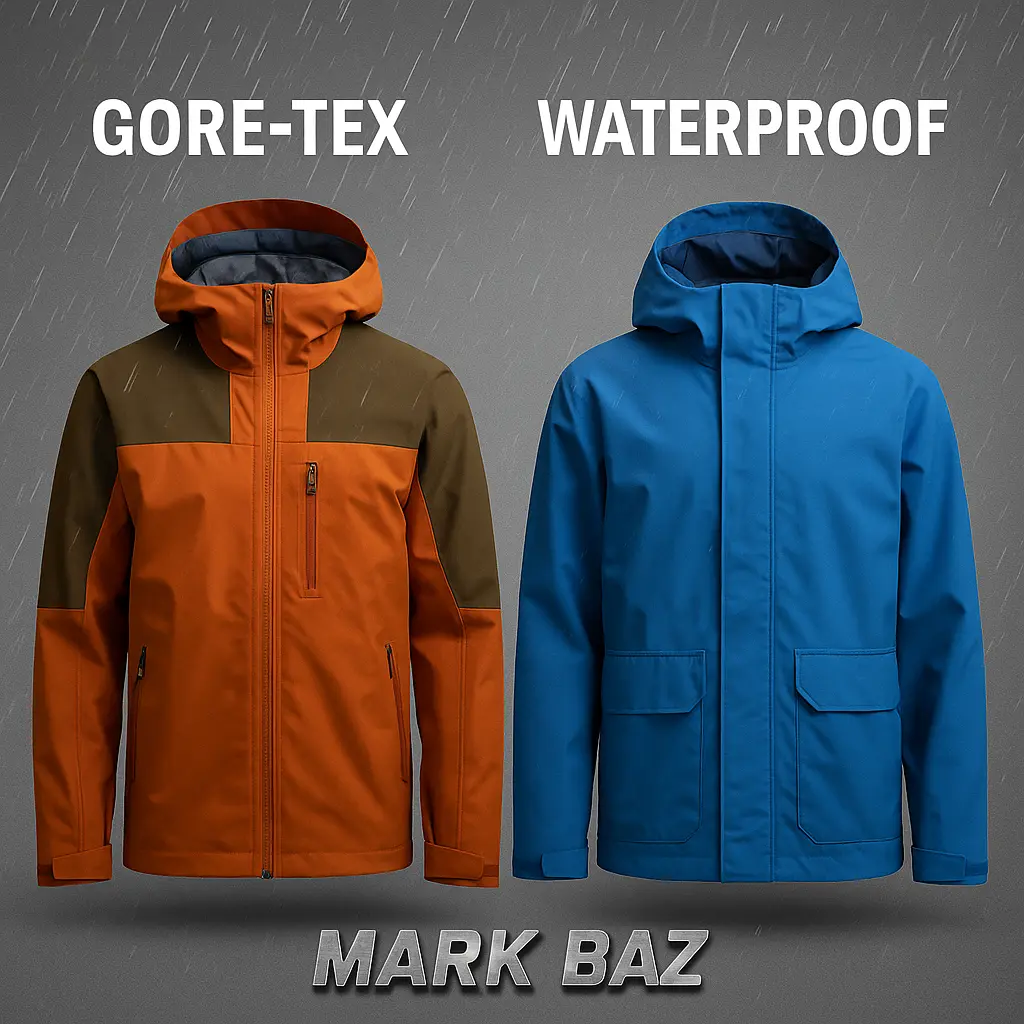 تفاوت کاپشن گورتکس و کاپشن ضد آب | راهنمای کامل خرید و انتخاب اورجینال