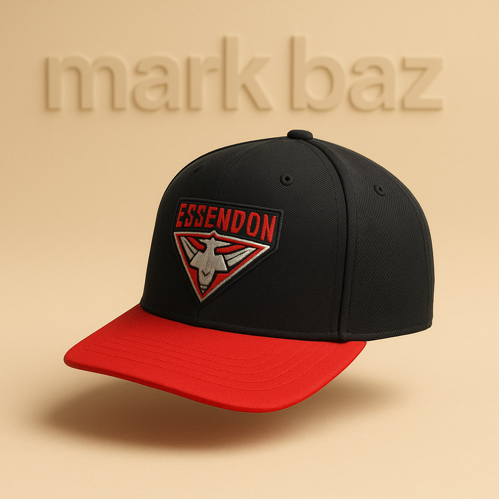 خرید کلاه اسنپ‌بک اورجینال ISC مشکی/قرمز (اسمال، بند قابل‌تنظیم)