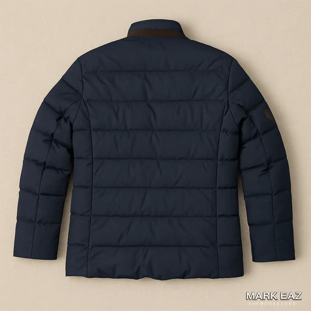 کاپشن مردانه اورجینال Massimo Dutti با پر طبیعی میدیوم