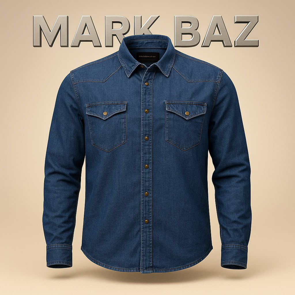 پیراهن جین اورجینال مردانه Trendyol Man آبی XL — ساخت ترکیه، اورجینال، موجودی تک‌عدد