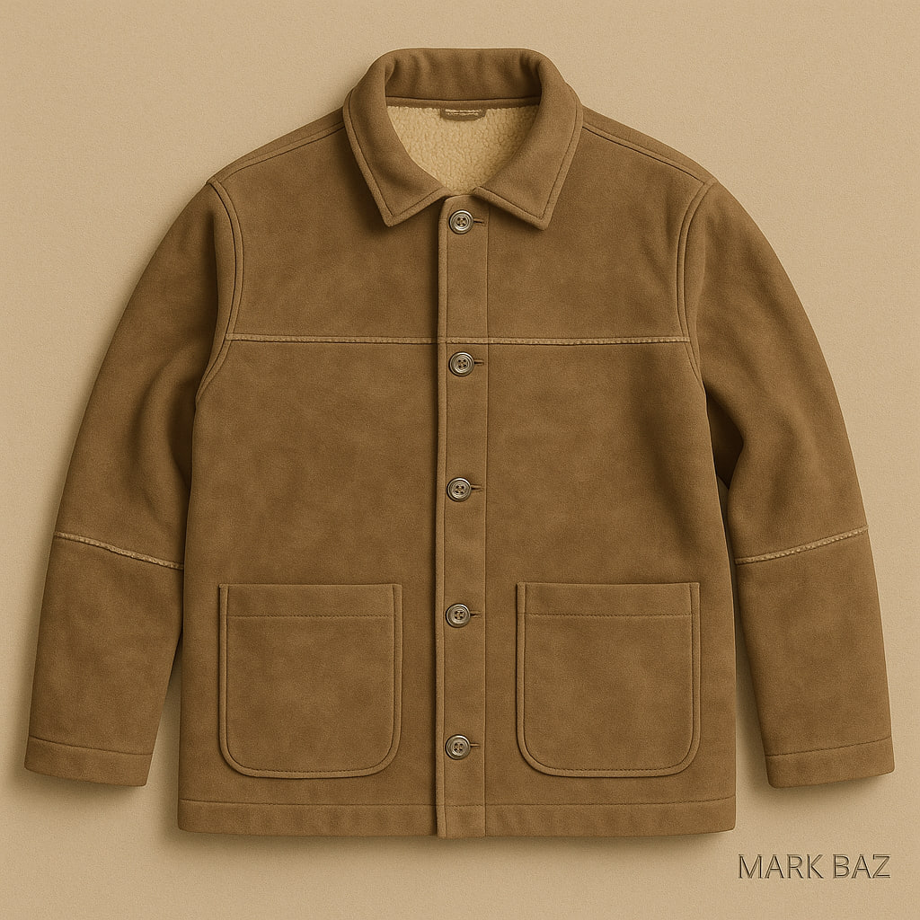 کاپشن جیر مردانه اورجینال Marks & Spencer مدل بوفالو با خز داخلی