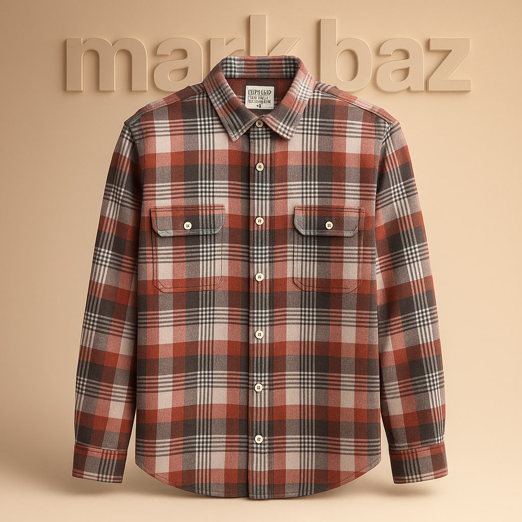 پیراهن چهارخانه پشمی چهارفصل مردانه Mossimo Supply Co اورجینال | در حد آکبند، اسپرت و شیک با ضمانت اصالت از استوک مارک باز