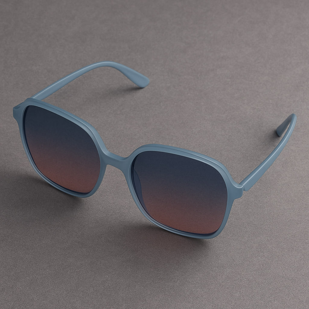 عینک آفتابی اورجینال SIX مدل PP26 – یونی‌سکس ساحلی با فریم نفتی و عدسی پلاریزه UV400