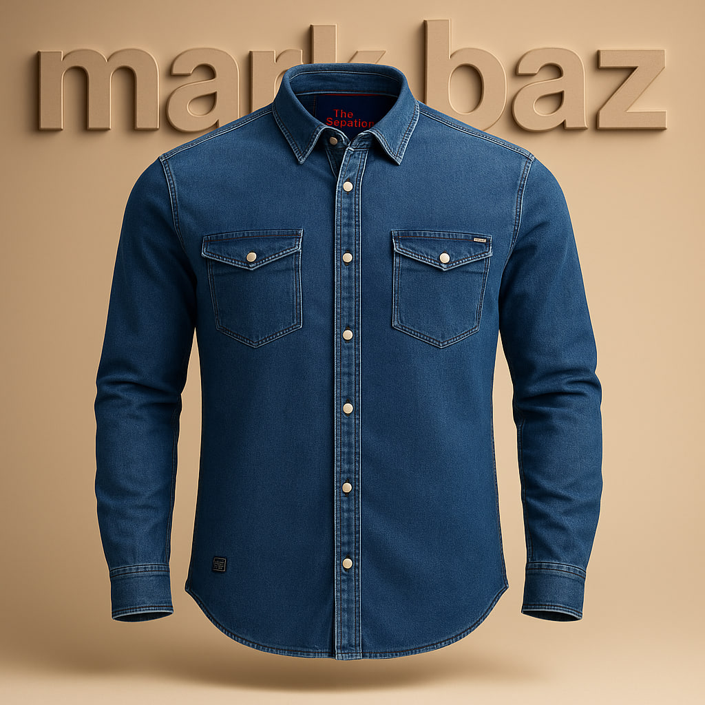 پیراهن جین مردانه اورجینال River Blue (ساخت هند)