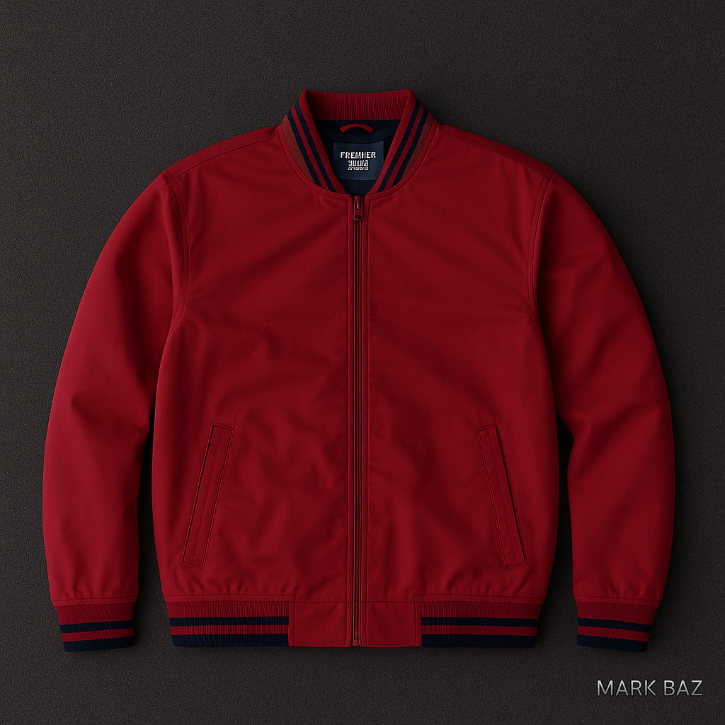 کاپشن بمب‌جکت مردانه قرمز Premier Man سایز xxl| اورجینال و استوک