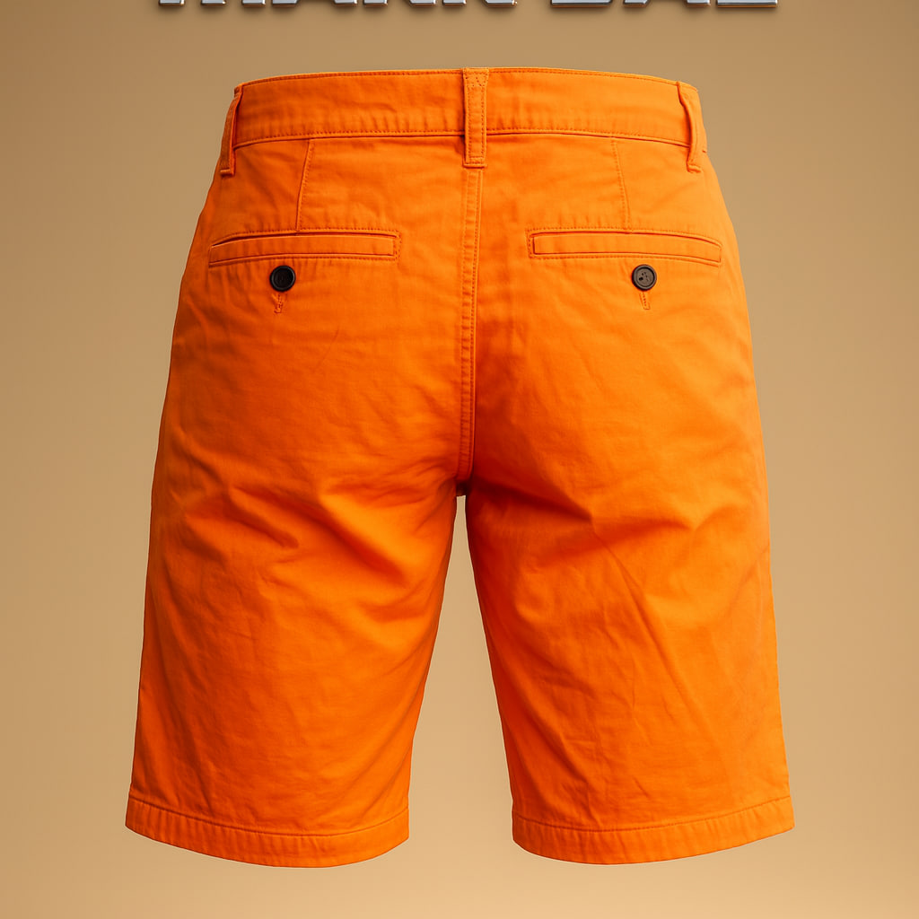 خرید شلوارک کتان نارنجی مردانه STENG ساخت مصر | اورجینال با ضمانت از استوک مارک باز