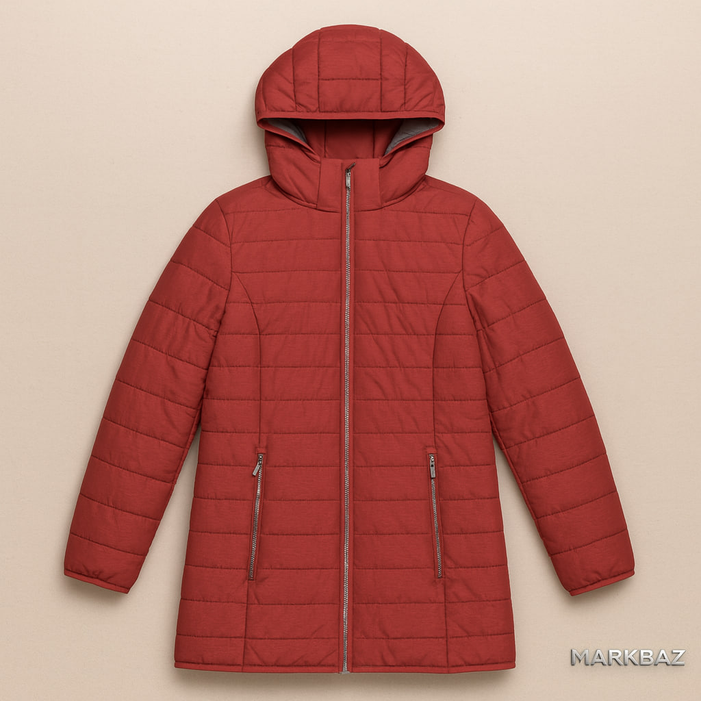 کاپشن قرمز زنانه C&A مدل TECHWEAR اورجینال (استوک اروپایی)