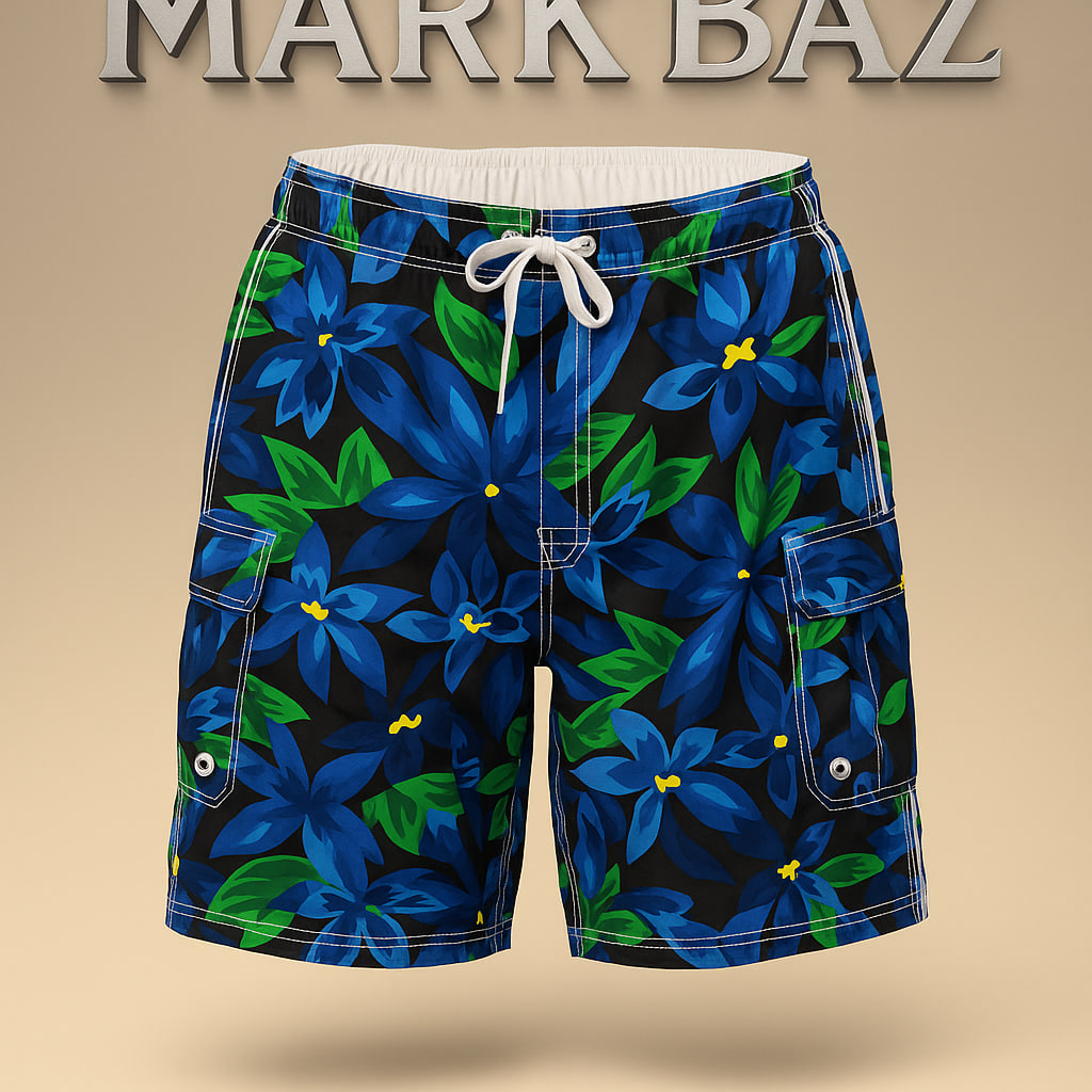 شلوارک هاوایی و ساحلی مردانه Wave Zone اورجینال سایز 36-38 | مایو دار، ضد حساسیت و سریع‌خشک