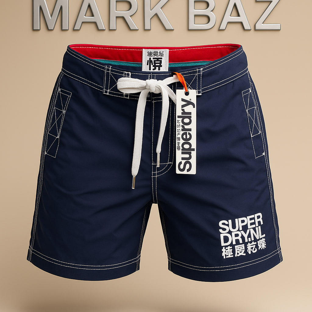 شلوارک هاوایی مردانه سوپردرای (Superdry) اورجینال – برند انگلیسی با الهام از استایل ژاپنی، ساخت اندونزی