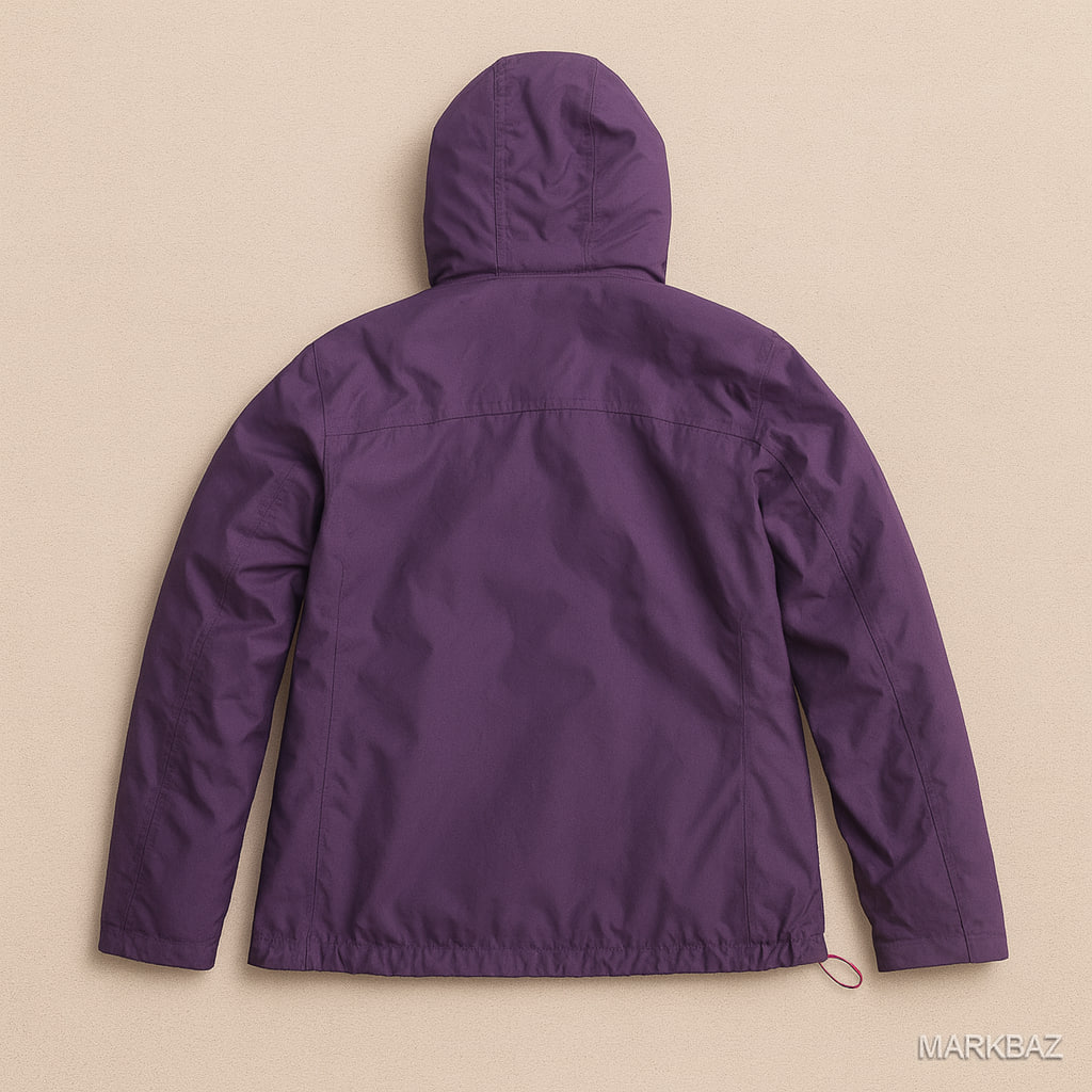 کاپشن کوهنوردی ضدآب زنانه کچوآ (Quechua) مدل Oxylane رنگ بنفش