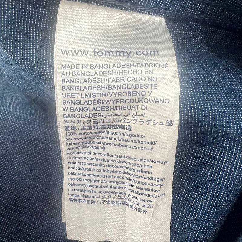 پیراهن جین مردانه استوک اورجینال برند تامی آمریکا