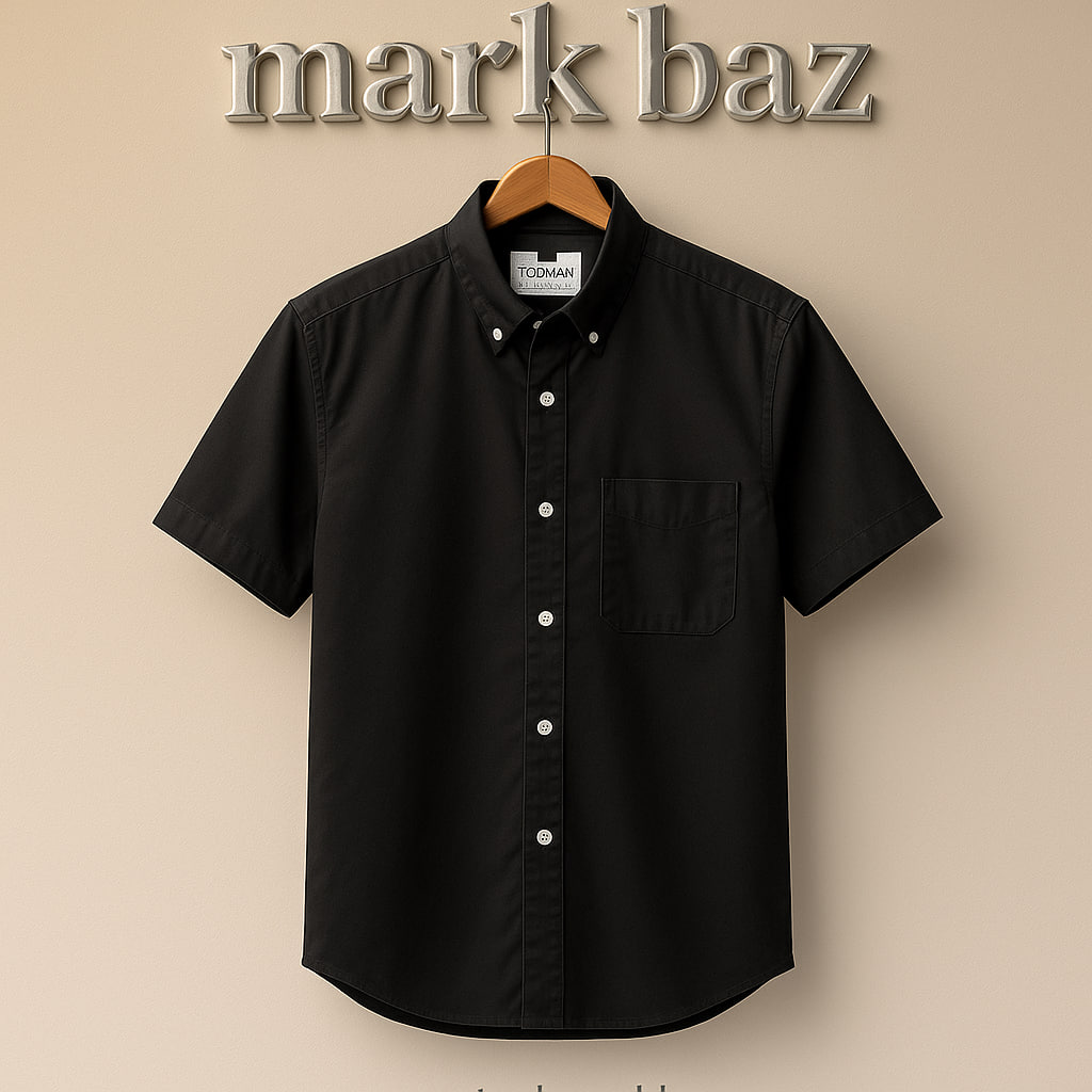 پیراهن آستین کوتاه مردانه TOPMAN اصل انگلیس | ساخت بنگلادش | خنک و نخی |موجود در استوک مارک باز