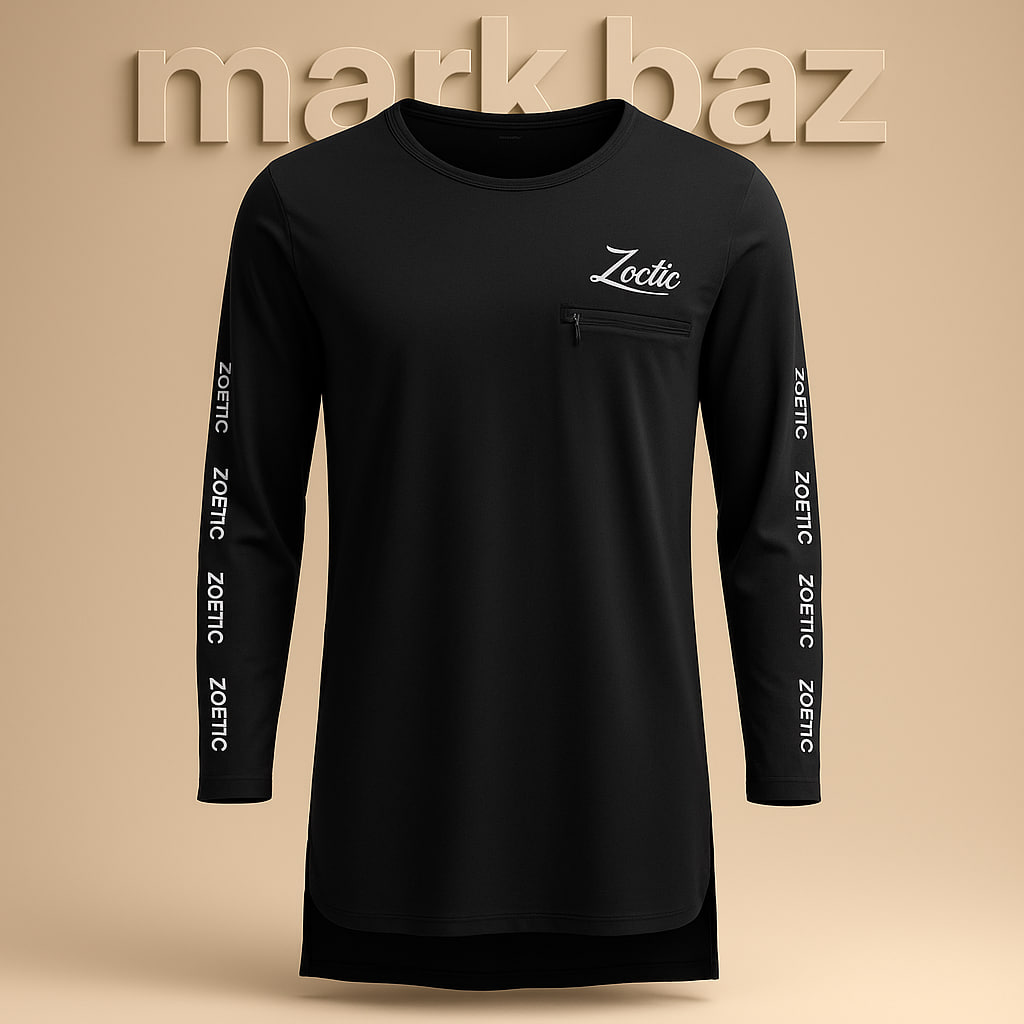 «تیشرت زنانه ورزشی سوزنی آستین بلند قرمز Zoetic با ضمانت اورجینال | استوک مارک باز»