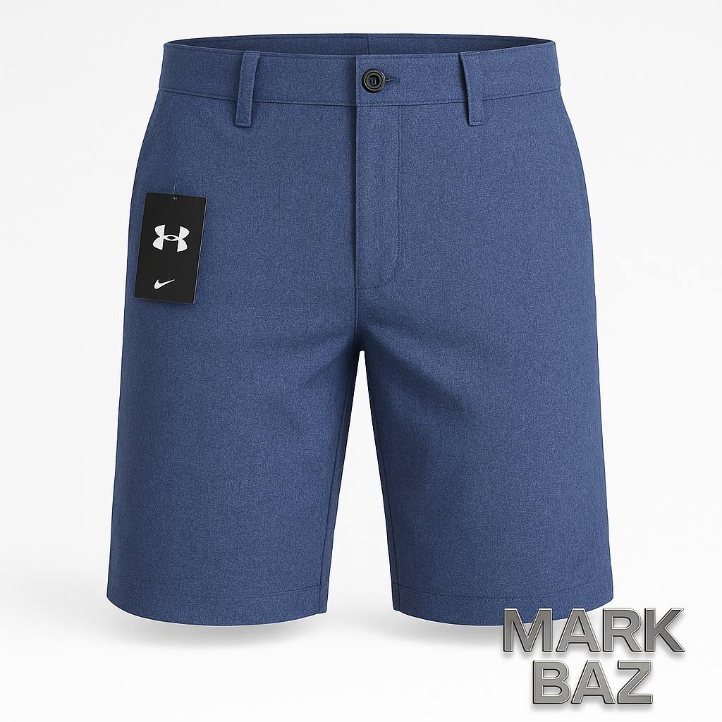 "خرید شلوارک مردانه ورزشی اورجینال Under Armour مدل گلف، ساخت فیلیپین با جنس کتان سوزنی و ضمانت آکبند بودن"