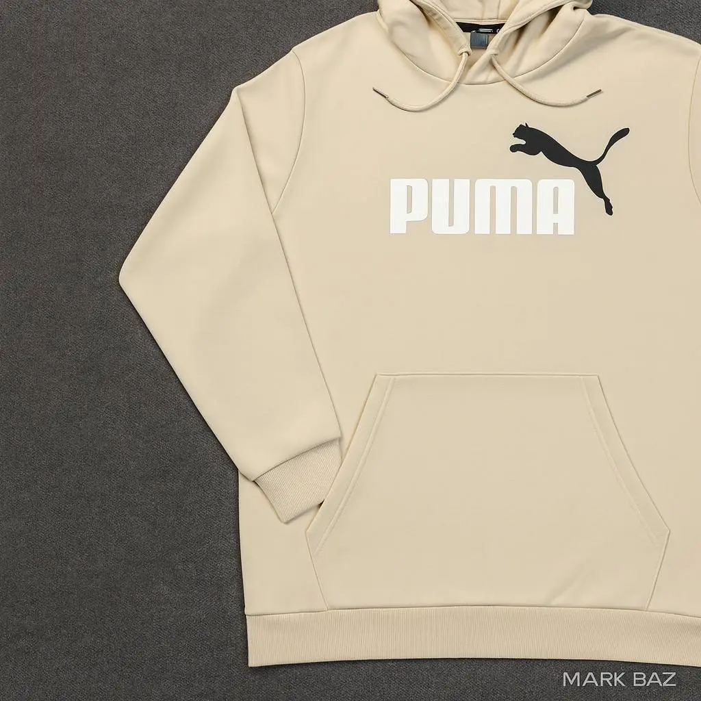 هودی بژ اورجینال پوما مردانه | Puma Beige Hoodie استوک مارک باز