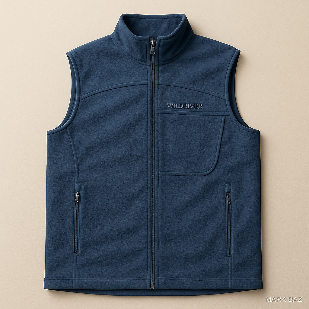 جلیقه پلار اورجینال WindRiver سرمه‌ای – سبک، گرم و مقاوم