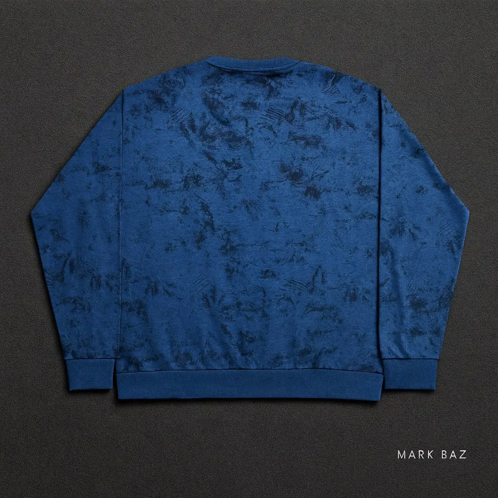 سویشرت مردانه آبی طرح OUT برند Springfield – اورجینال و باکیفیت