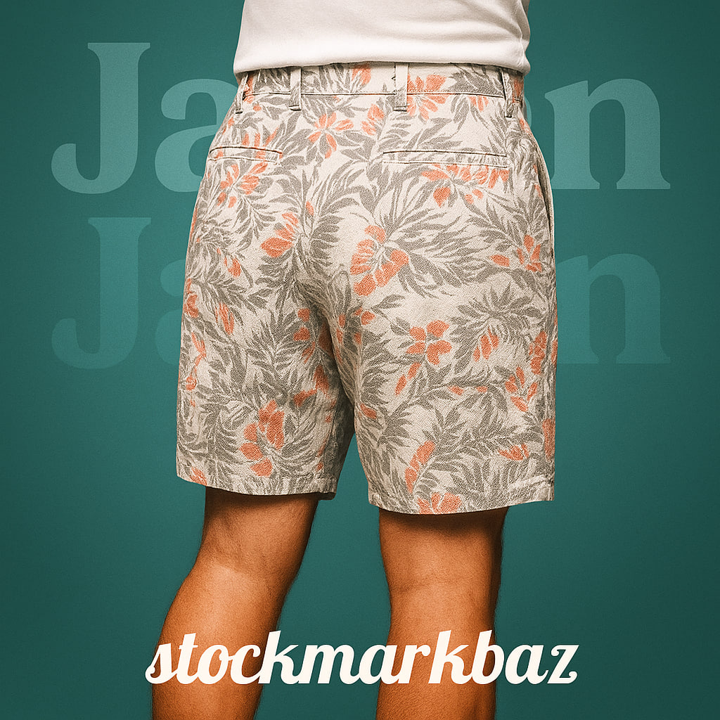 شلوارک هاوایی استوک اورجینال ژاپن
